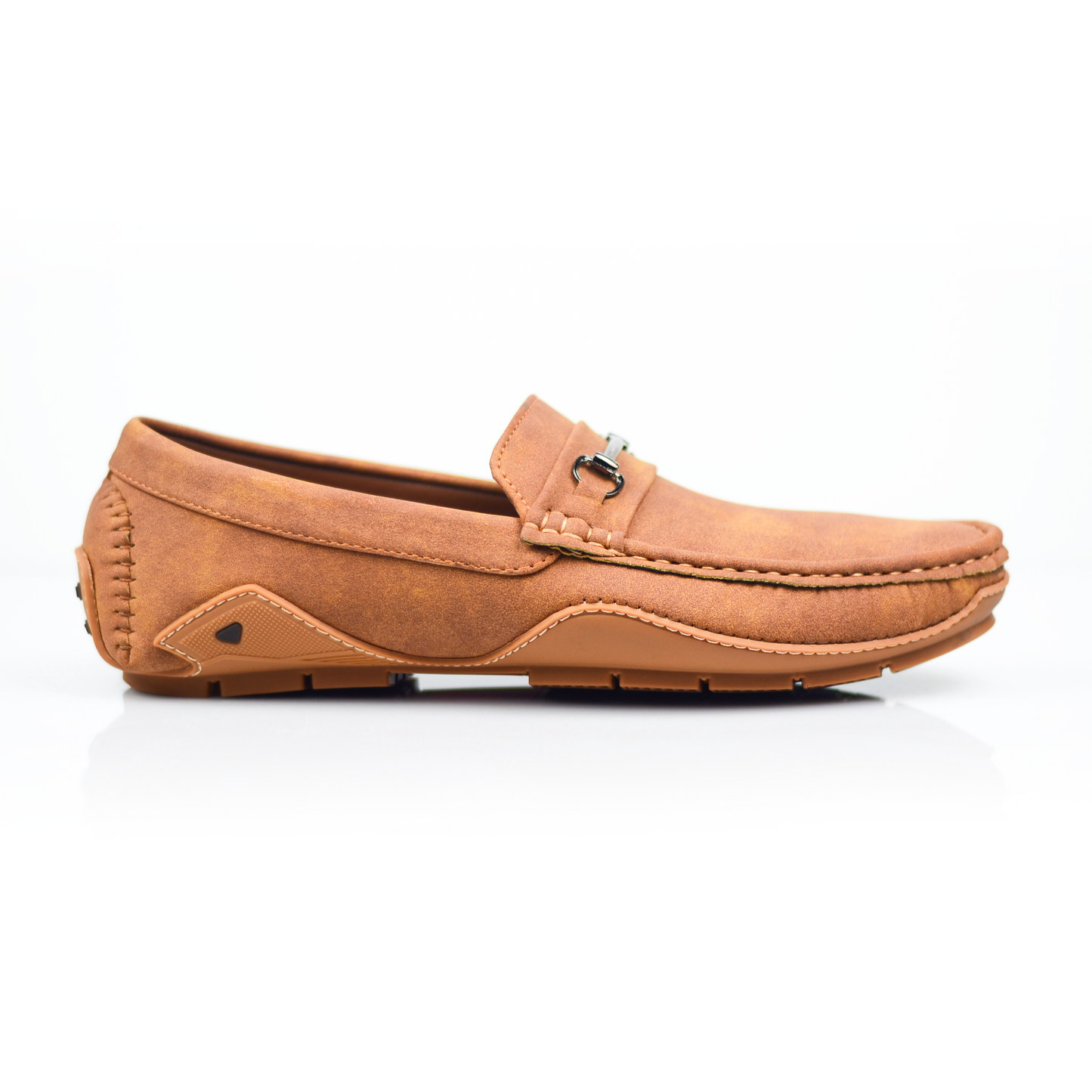 Men’s Suede Leather Loafers with Rubber Sole
