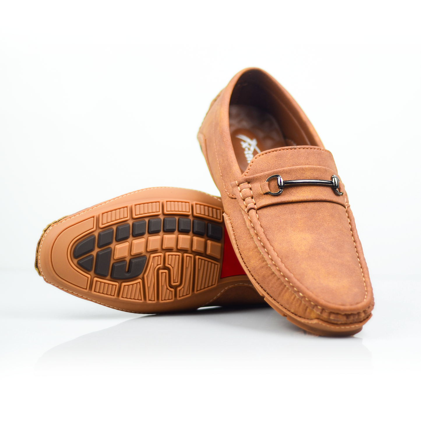 Men’s Suede Leather Loafers with Rubber Sole