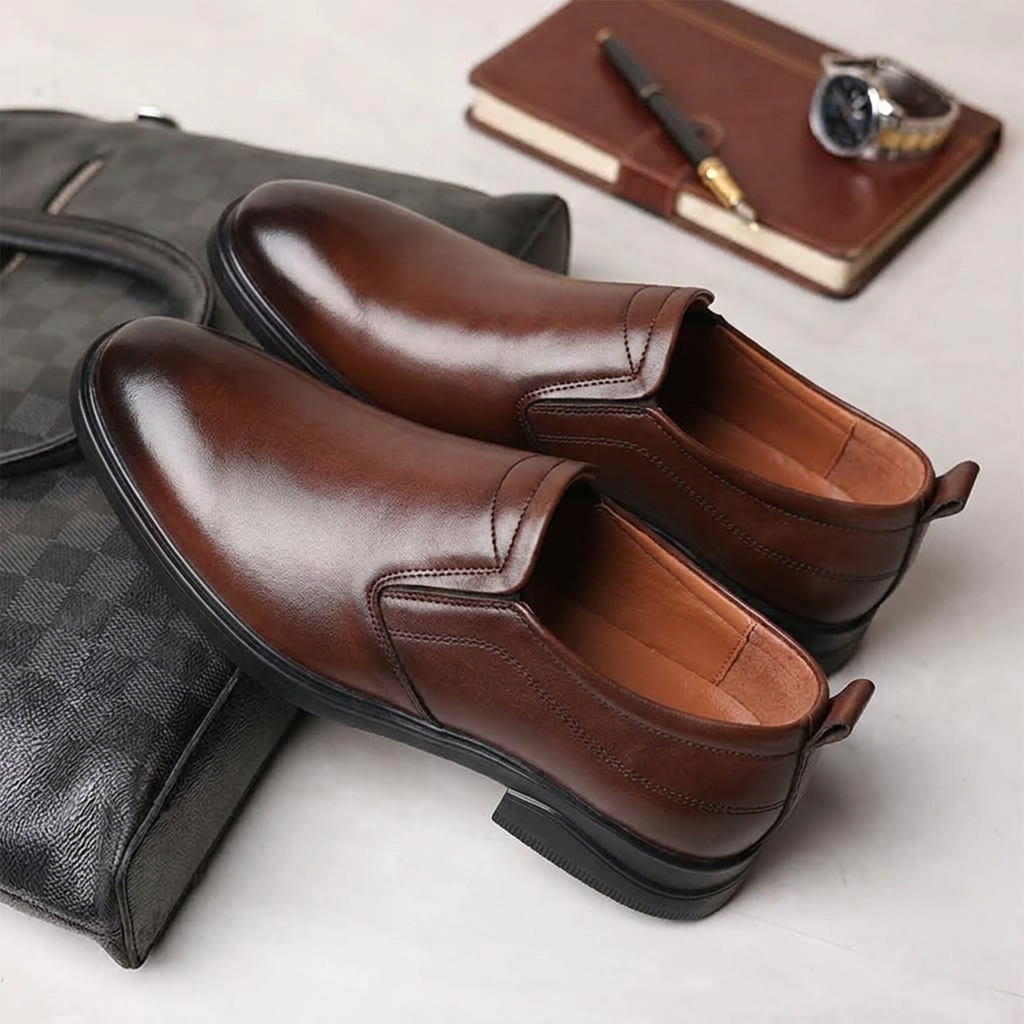 Plain Victors Premium Leather Formals