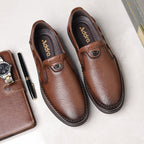 Addro Legacy Men’s Goat Leather Casuals Durable Rubber Sole
