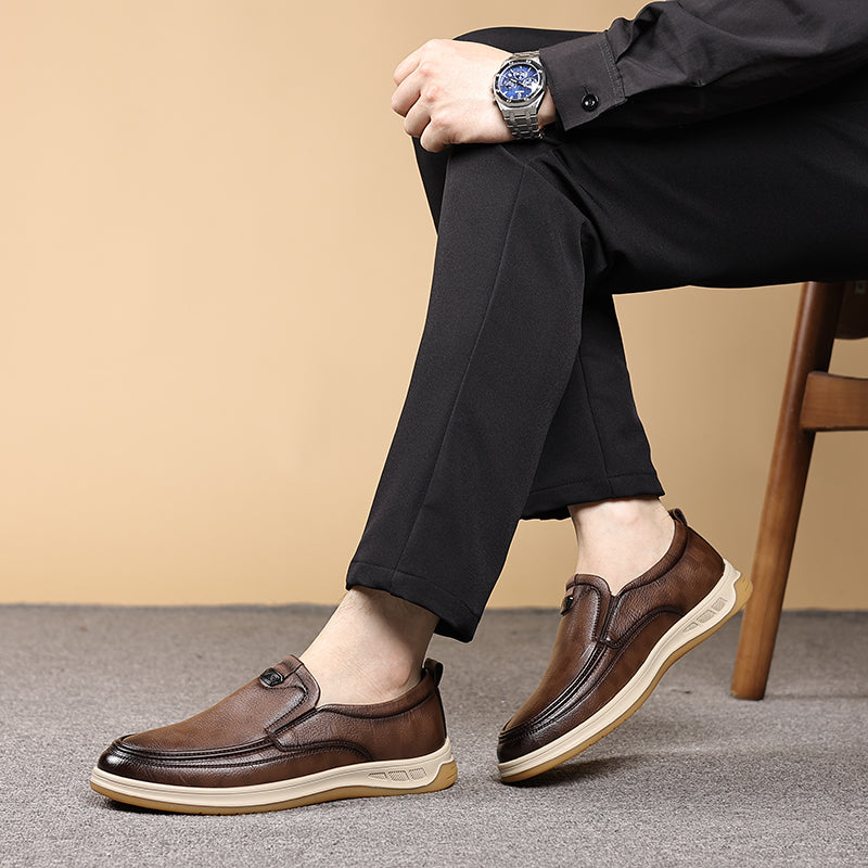 Addro Legacy Men’s Goat Leather Casuals With Two Tone Sole