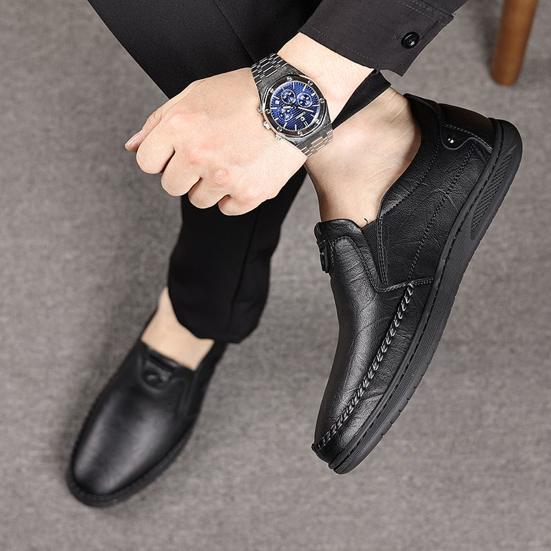 Addro Legacy Men’s Goat Leather Casuals Durable Rubber Sole