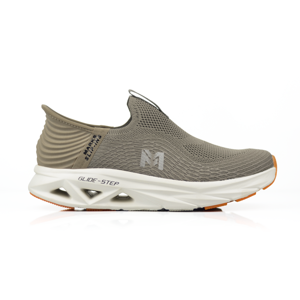 GlideStep Hands-Free Slip-In Walking Shoes for Men | Lightweight Breathable Cushioned Comfort