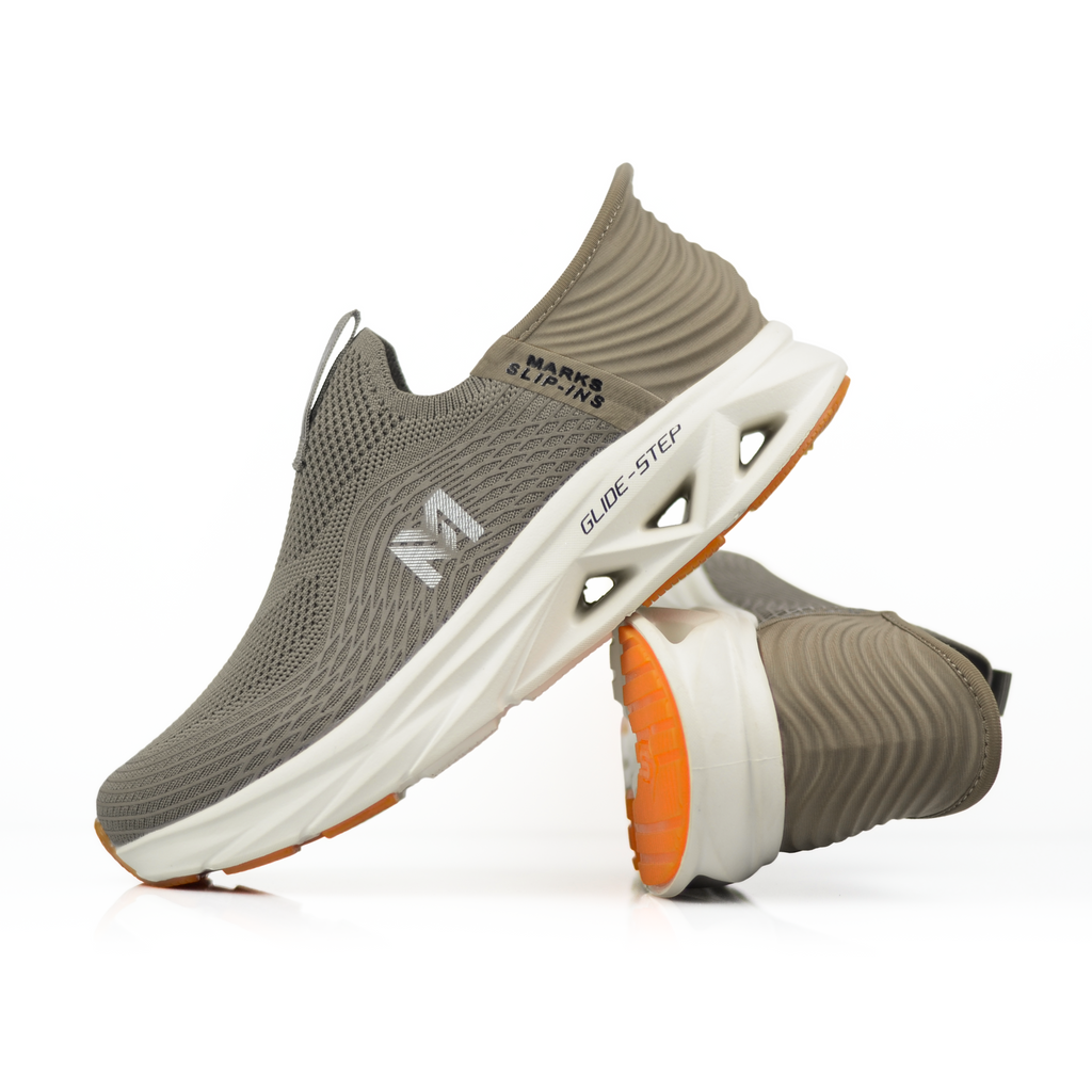 GlideStep Hands-Free Slip-In Walking Shoes for Men | Lightweight Breathable Cushioned Comfort