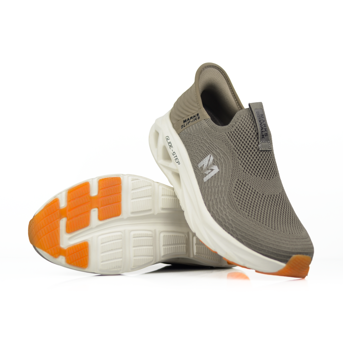 GlideStep Hands-Free Slip-In Walking Shoes for Men | Lightweight Breathable Cushioned Comfort