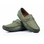 Men’s Suede Leather Loafers with Rubber Sole