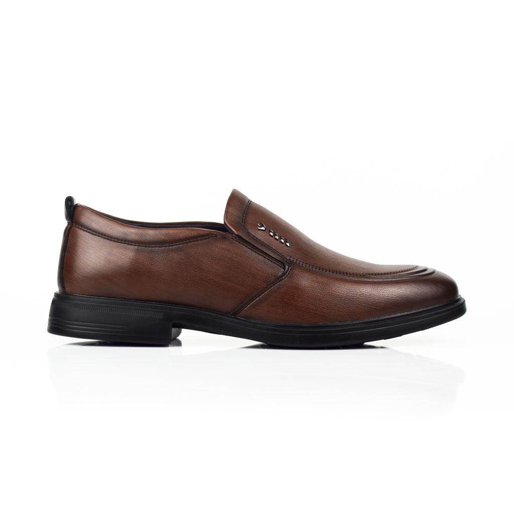 ADDRO Textured Ducan Formal Dress Shoes for Men | Lightweight Comfortable Business Shoes