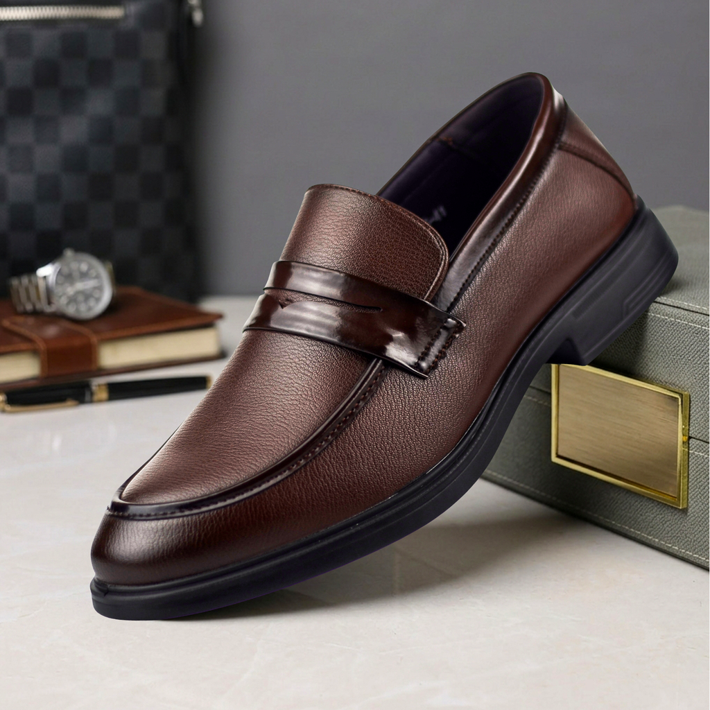 ADDRO Tuxedo Strap Formal Dress Shoes for Men | Lightweight & Comfortable