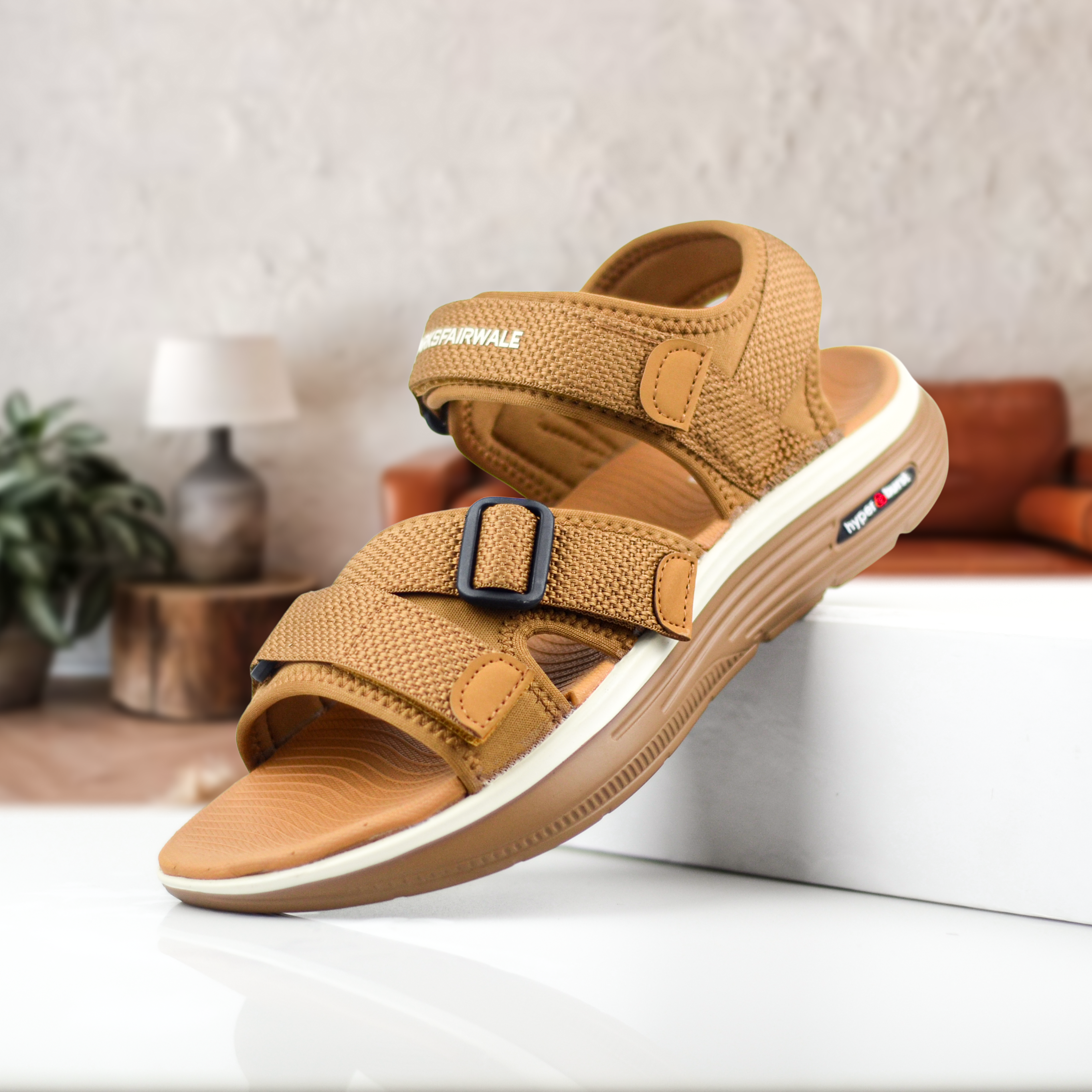 Hyper Burst Cross Strap Sandal for Men