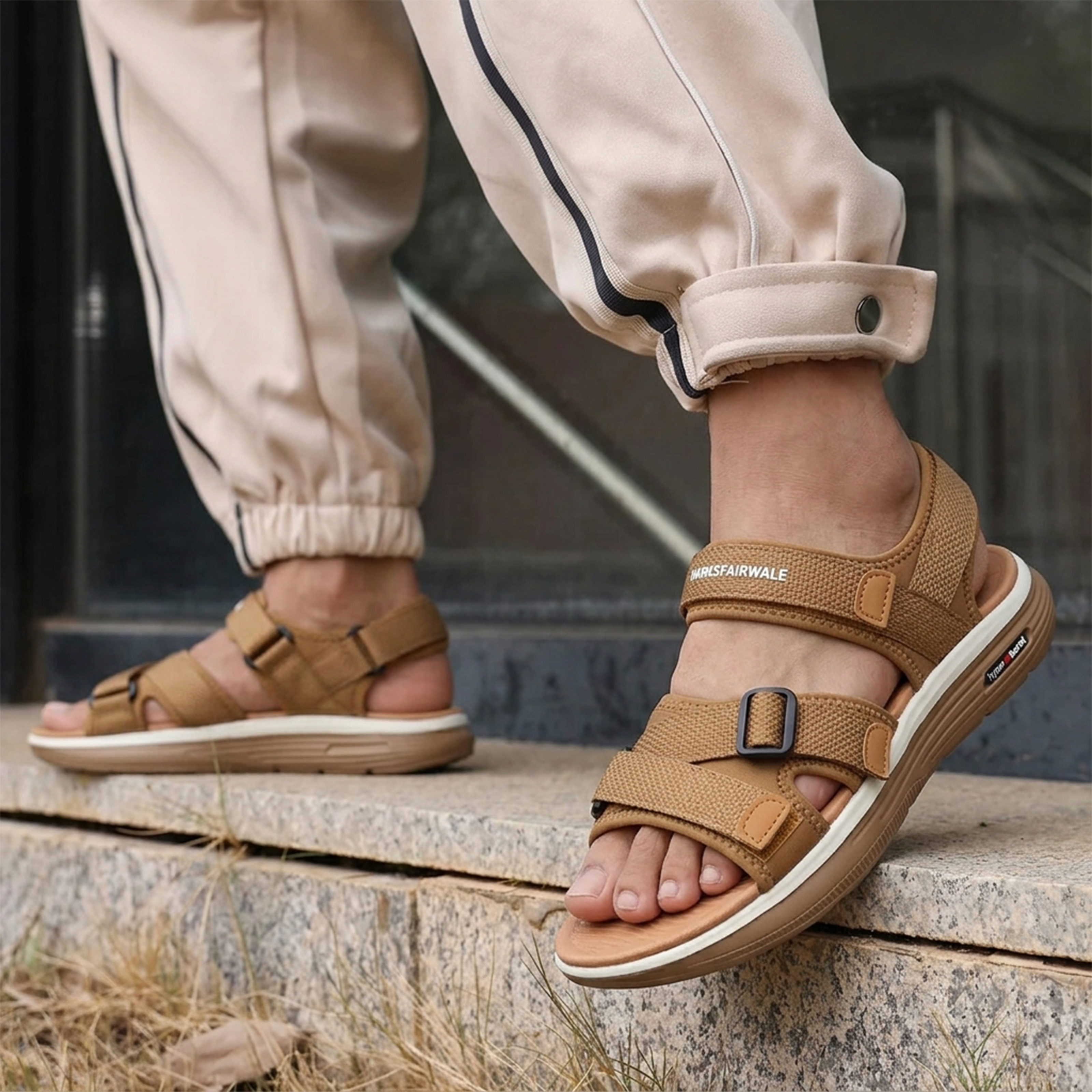 Hyper Burst Cross Strap Sandal for Men