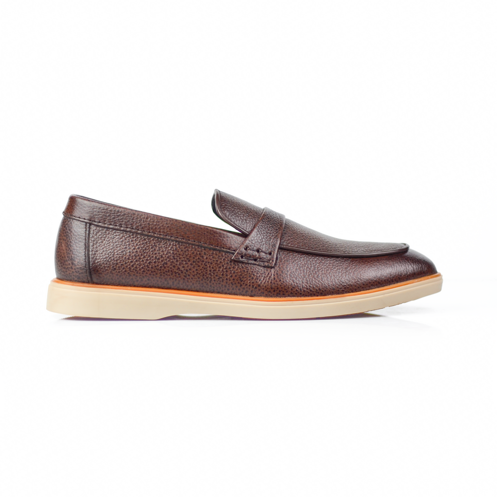 ADDRO Riviera Premium Leather Loafers for Men | Casual Slip-On Shoes