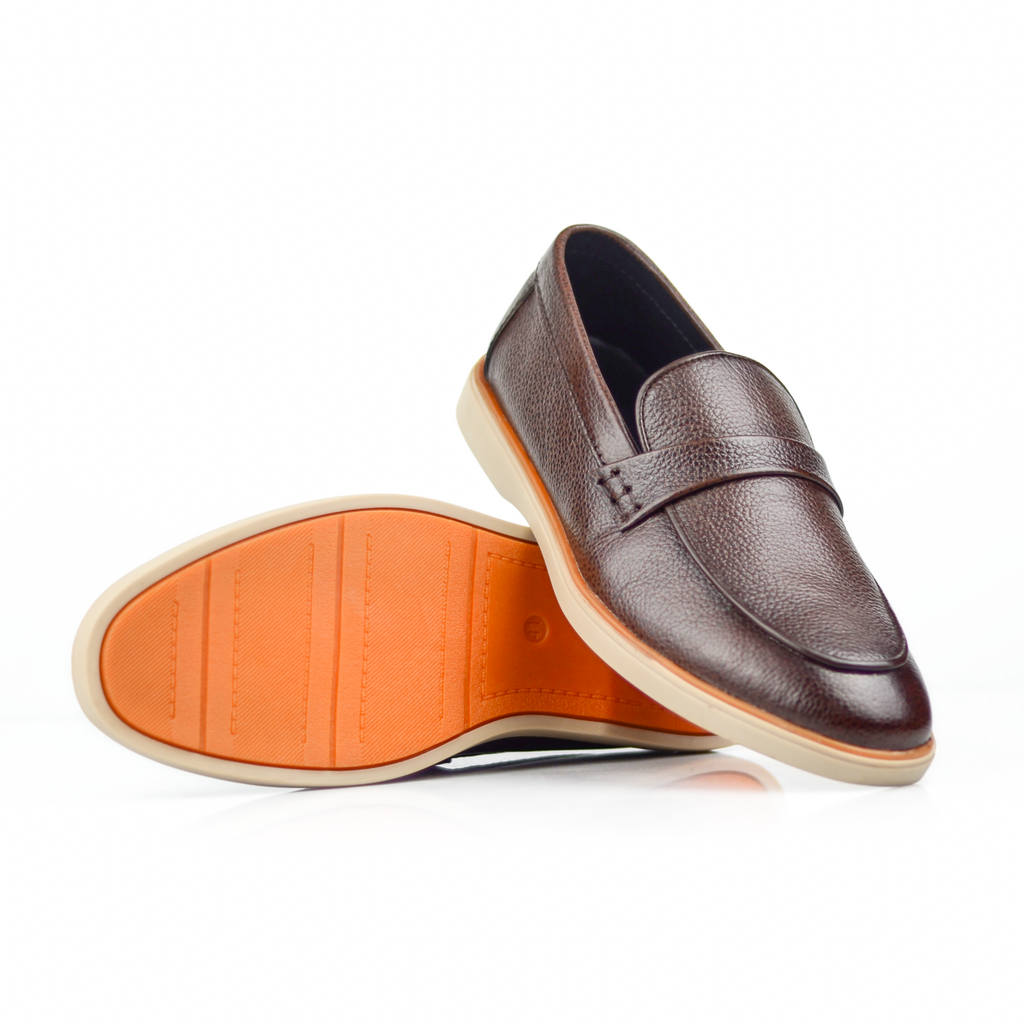 ADDRO Riviera Premium Leather Loafers for Men | Casual Slip-On Shoes