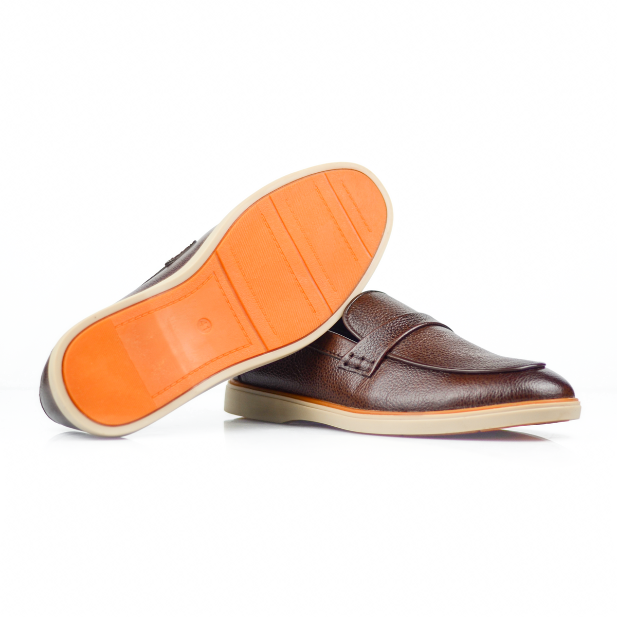 ADDRO Riviera Premium Leather Loafers for Men | Casual Slip-On Shoes