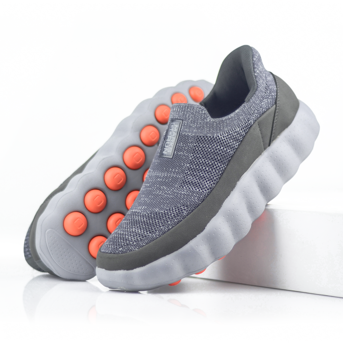 ADDRO MindSole Hands-Free Slip-In Walking Shoes for Men | Breathable & Machine Washable