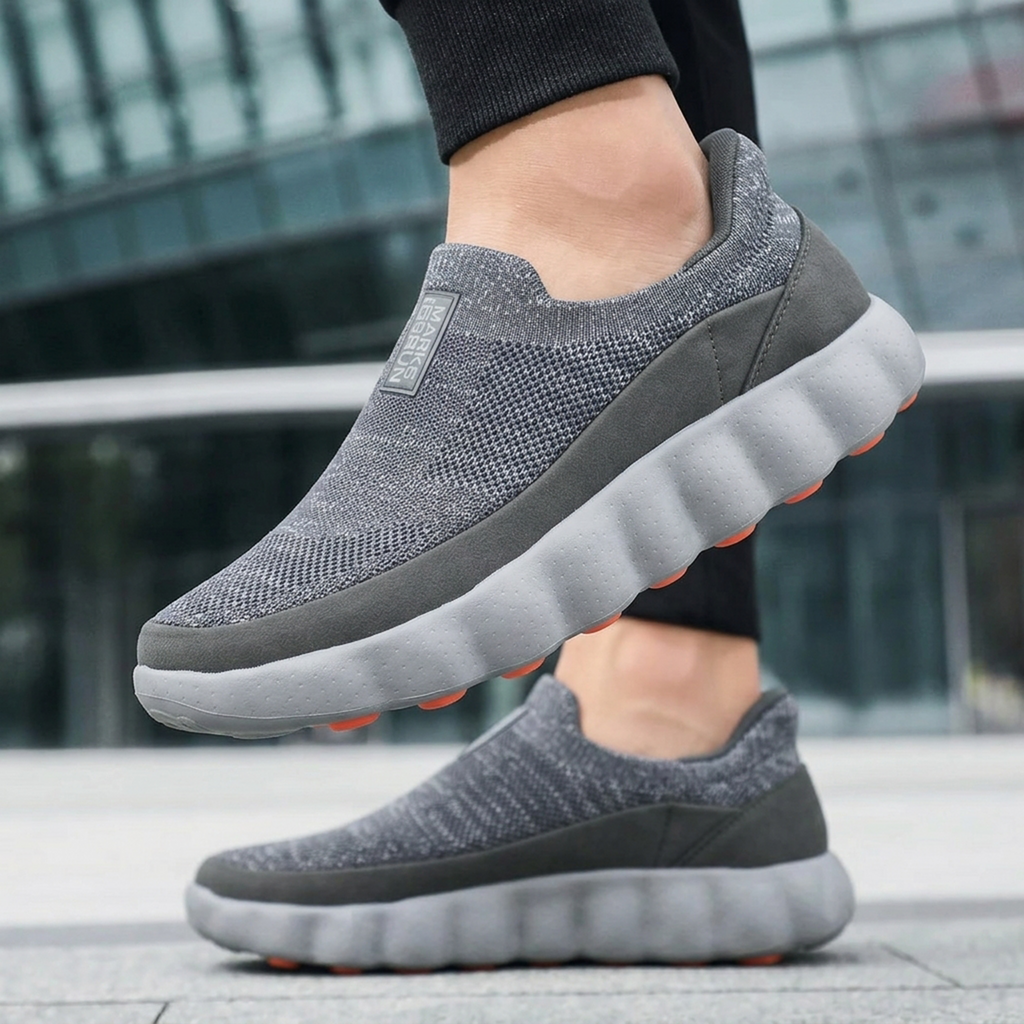 ADDRO MindSole Hands-Free Slip-In Walking Shoes for Men | Breathable & Machine Washable