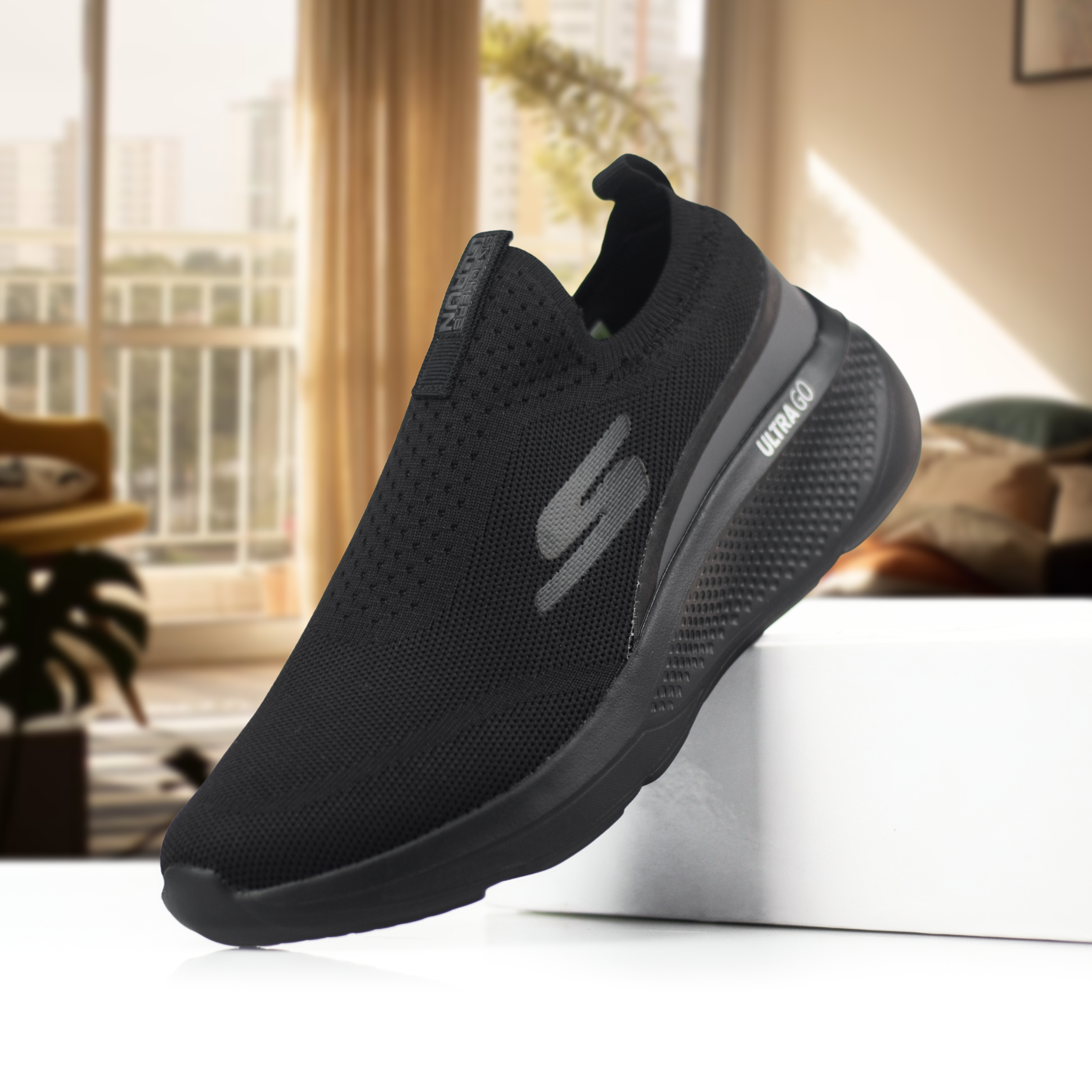 ADDRO UltraGo Slip-Fit Lightweight Walking Shoes for Men