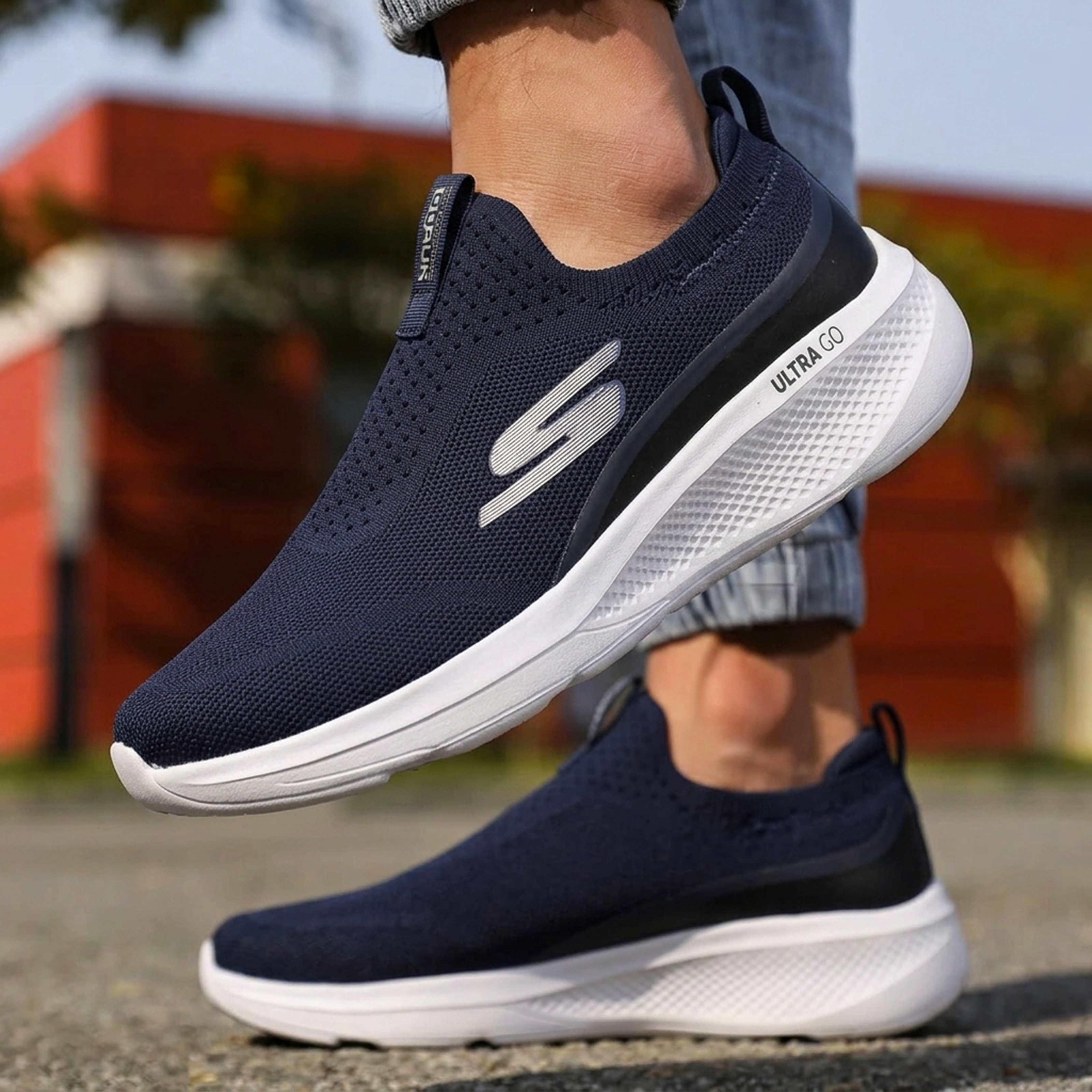 ADDRO UltraGo Slip-Fit Lightweight Walking Shoes for Men