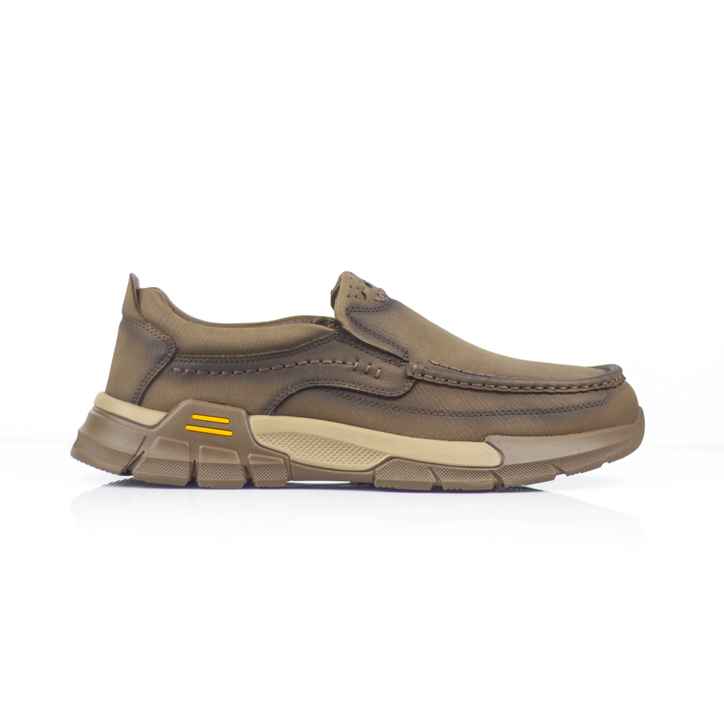ADDRO UrbanRugged Leather Slip-On Shoes for Men | Wrinkle-Free Design