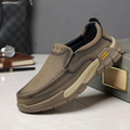 ADDRO UrbanRugged Leather Slip-On Shoes for Men | Wrinkle-Free Design